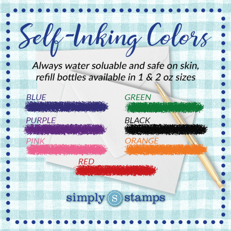 Self-inking colors