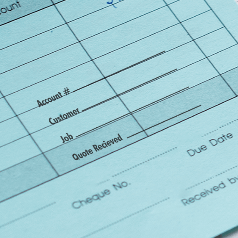 Simple Bold Sans Serif Business Form Stamp Lifestyle