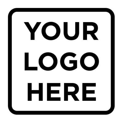 Small Custom Stamp for Square & Round Logos - alternate view