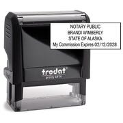Alaska Notary Rectangle Stamp