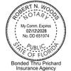 Florida Notary Bonded Thru Agency Impression Only