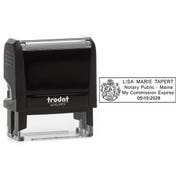 Maine Notary Rectangle Seal