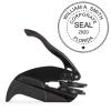 The Corporate Seal Embosser with Year is pictured with the Pocket Seal by Trodat.