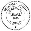 An embossed impression on white paper can be made to stick out with the use of a seal impression inker.