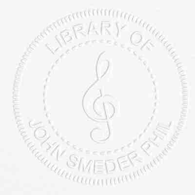 Treble Clef Book Embosser - alternate view