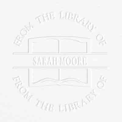 Custom Book Embosser - From the Library Of - alternate view