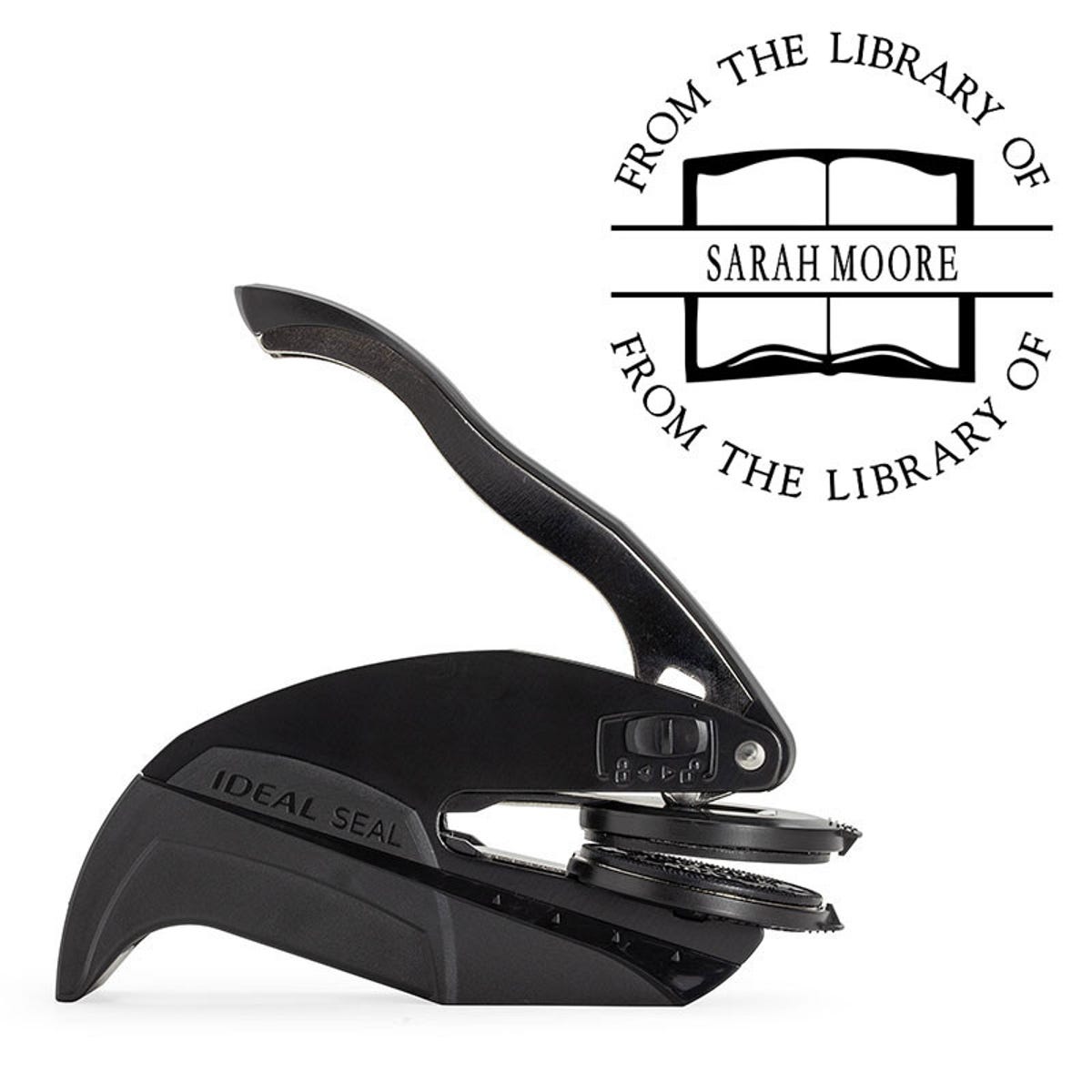 From the Library Book Name Embosser and Impression
