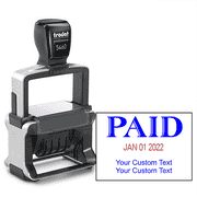 Trodat Professional Paid Date Stamp with Custom Text