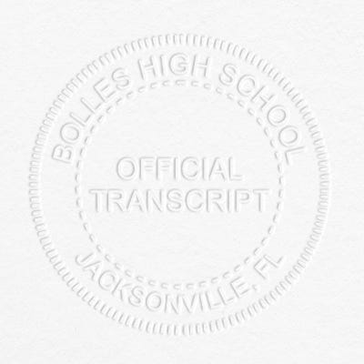Official Transcript Embosser Seal - alternate view