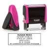 This stamp is available as a pocket stamp or a self-inking stamp