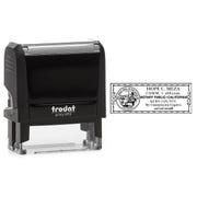 California Rectangle Notary Seal