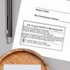 Another example of Massachusetts JURAT Notary Stamp impression on paper