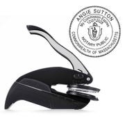 Massachusetts Notary Round Seal Embosser