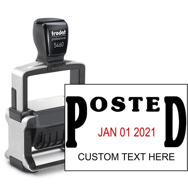 Trodat Professional Posted Date Stamp