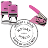 Wisconsin Notary Pink - Round Design