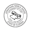 Florida Civil Law Notary Stamp Imprint Example