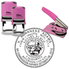 California Notary Pink - Round Design