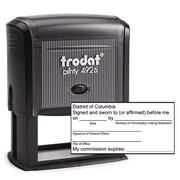 District of Columbia Jurat Notary Stamp