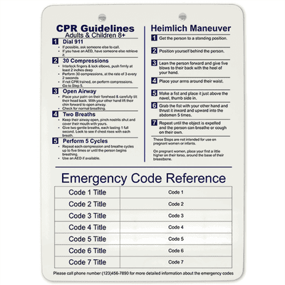 Medical Reference Clipboard