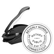 Connecticut Notary Round Seal Embosser