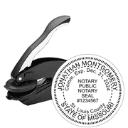 Missouri Notary Round Seal Embosser
