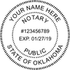 Oklahoma Notary Round Stamp