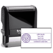 Utah Rectangle Notary Seal