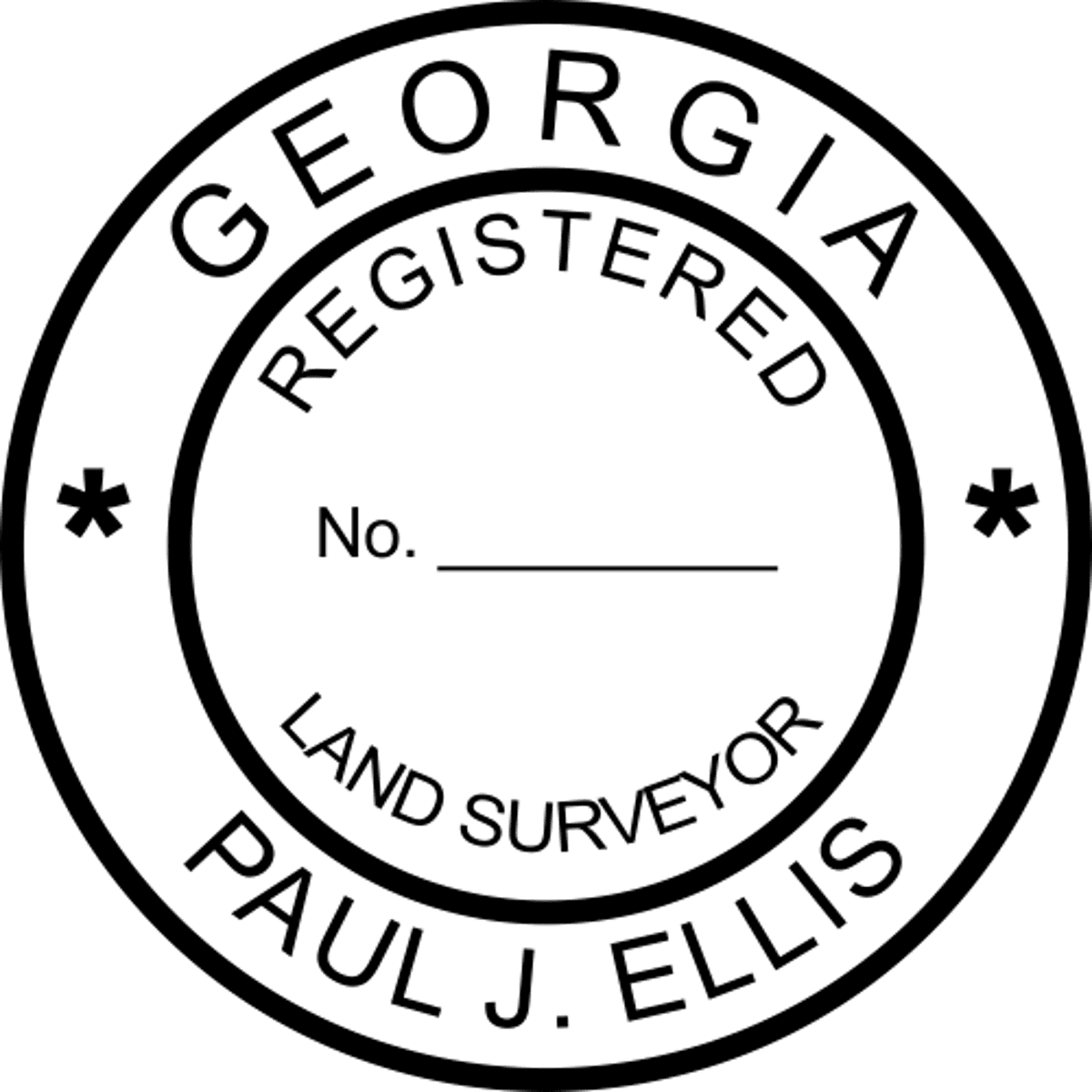 State of Georgia Land Surveyor