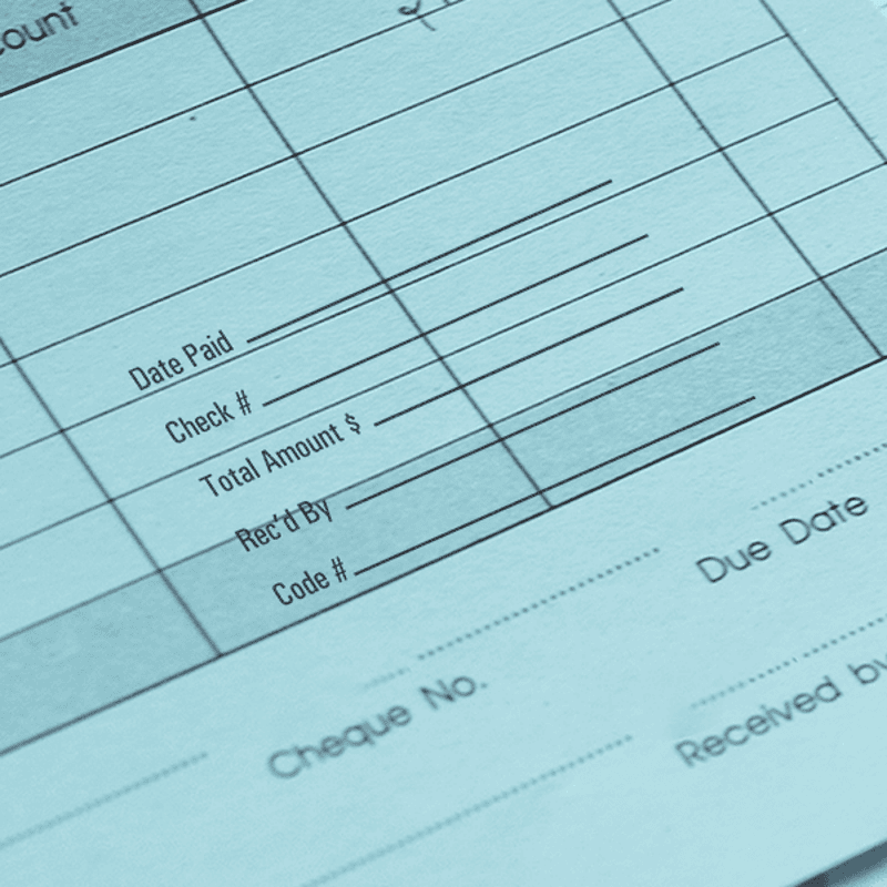 Simple Sans Serif Business Form Stamp Lifestyle