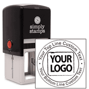Custom Round Rubber Logo Stamp