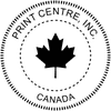 Maple Leaf Custom Embosser Rubber Stamp