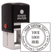 Custom Double Ring Logo Stamp