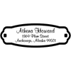 Plaque Styled Custom Address Stamp