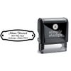 Plaque Styled Custom Address Stamp Body and Design