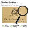 Information about the weather resistance of engraved brass signs