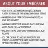About your embosser