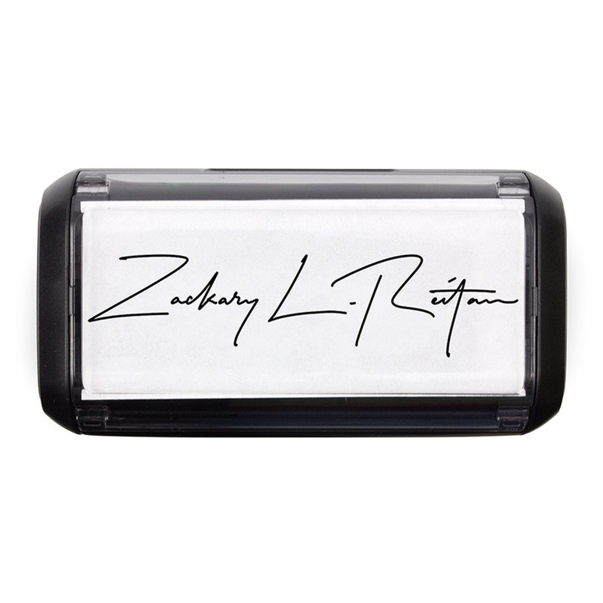 Overhead view of the Large Signature Stamp on the Trodat Printy 4914 Stamp Body