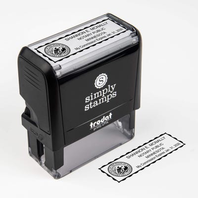 Minnesota Notary Seal Stamp - alternate view