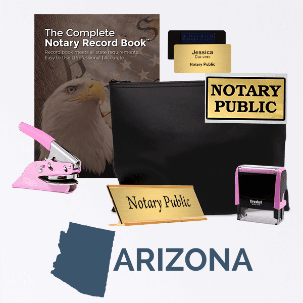 Arizona Pink Deluxe Notary Kit