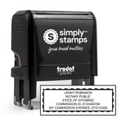 Wyoming Rectangle Notary Seal
