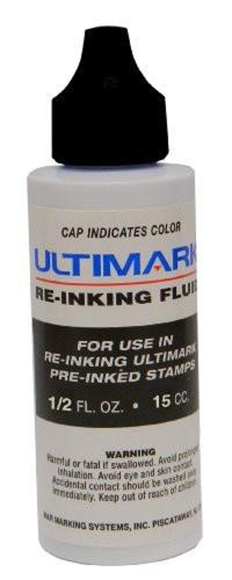 Black 1/2 oz Refill Ink - Ultimark