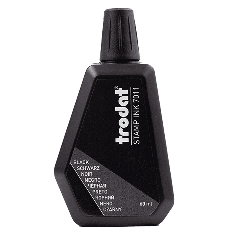 Black 2oz Refill Ink - Self Inking