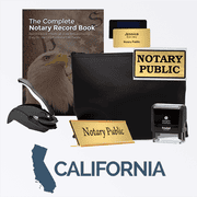 California Deluxe Notary Kit