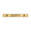 Horizontal Engraved Heavy Brass Signs 2" x 18"