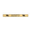 Horizontal Engraved Heavy Brass Signs 2" x 22"