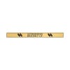 Horizontal Engraved Heavy Brass Signs 2" x 24"