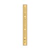 Vertical Engraved Heavy Brass Signs 20" x 2"