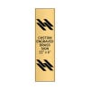 Vertical Engraved Heavy Brass Signs 22" x 6"