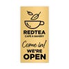 Pick Your Size Custom Horizontal Engraved Brass Sign Up to 3" Tall