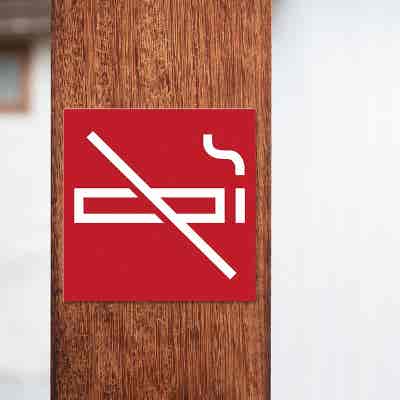 Square Engraved Plastic Signs - alternate view